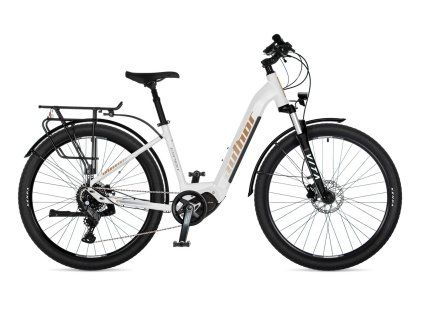 AUTHOR ESPIRIT 2026 BIELA/ČIERNA (v cene bicykla 2 batérie) 17"