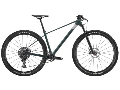 MONDRAKER Podium Carbon, translucent green carbon/racing silver, 2023 (Varianta Velikost S)